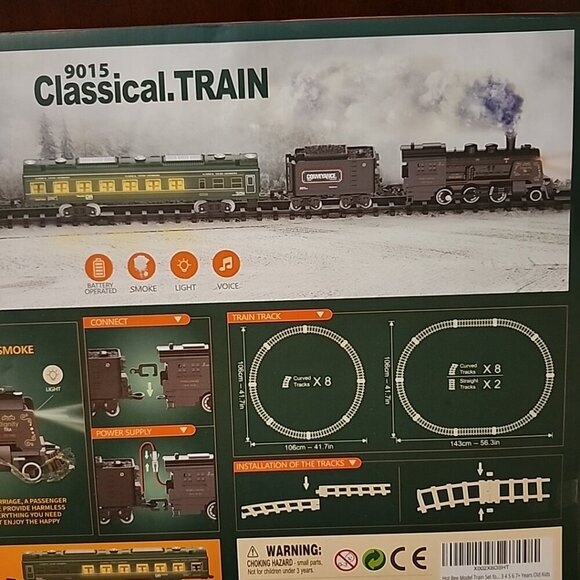 NIB Hot Bee 9015 Classic Train - Lights, Sound & Smoke! - Picture 6 of 6